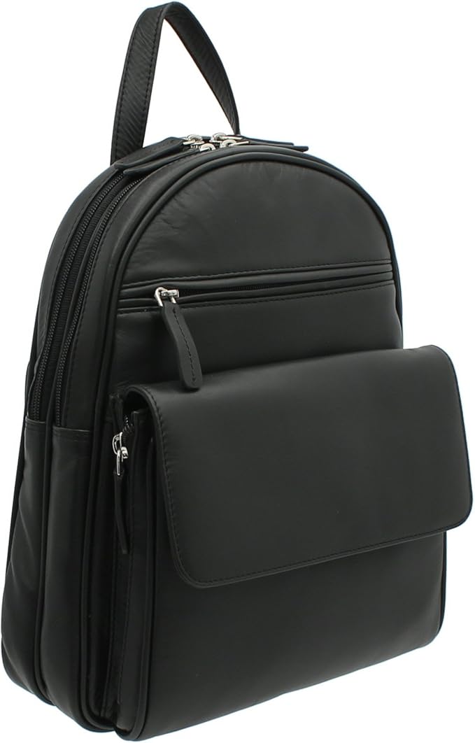 新款女士/女孩 visconti 黑色软皮背包收纳包 01433